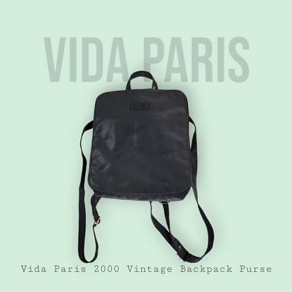 VIDA Handbags - Vida Paris 2000 Backpack Purse - Vintage Y2K Style